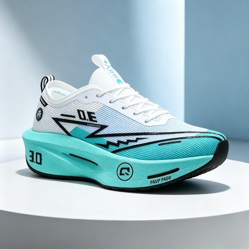 Breathable Mesh Athletic Shoes - أحذية رياضية رجالية بتصميم كتل الألوان،