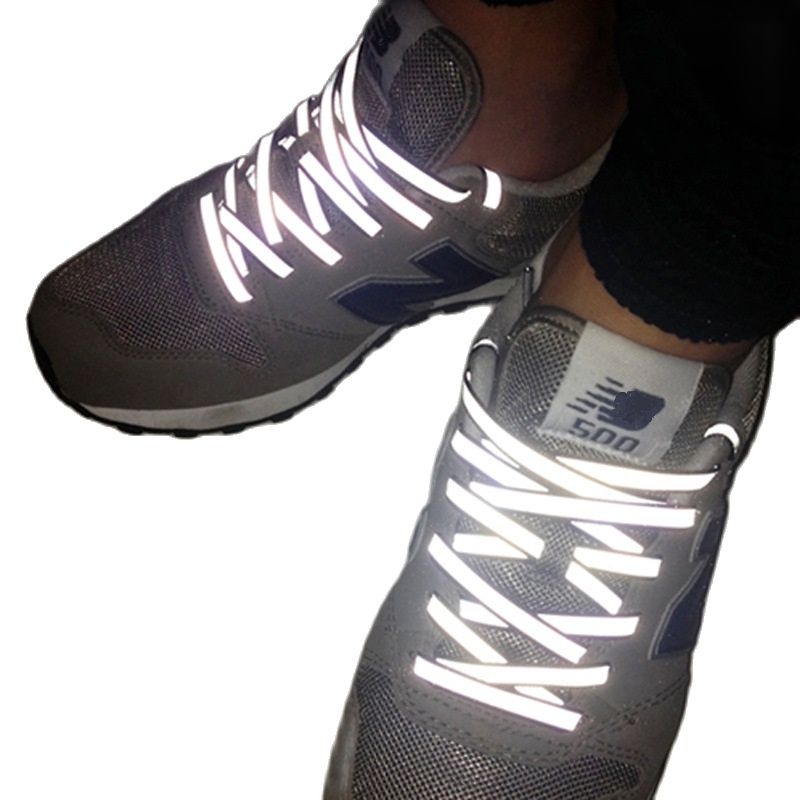 Reflective Night Running Shoes - الإبداعية على الوجهين عاكس أربطة الحذاء